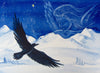 Spreading the News Original Watercolor