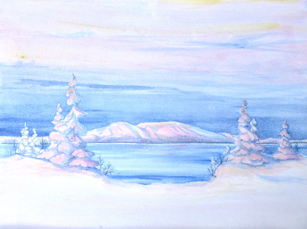 “Sleeping Lady - Peaceful in Pink”