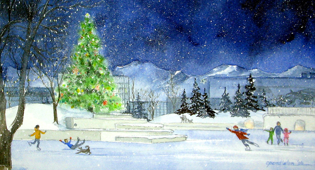 “Holiday in Town Square“ Small Print