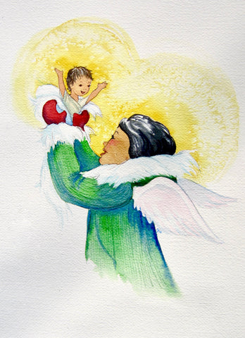 “Happy Birthday, Jesus” Original Watercolor