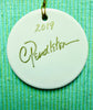 2019  Porcelain Holiday Ornament, “ Our Star”