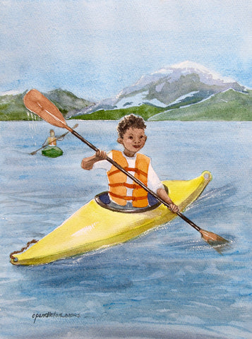 "Percy's Boy" Original Watercolor