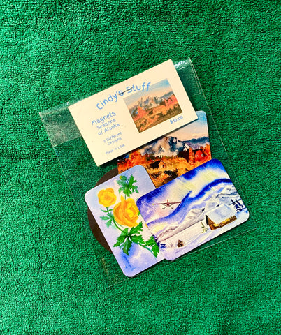 New “Seasons of Alaska” Magnet Set!