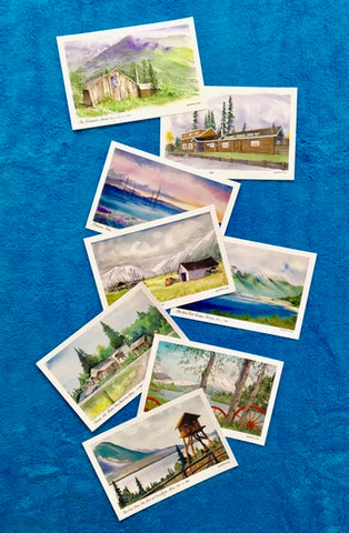 " Forget-Me-Not, Alaska" - Postcard Images from a Time Long Gone